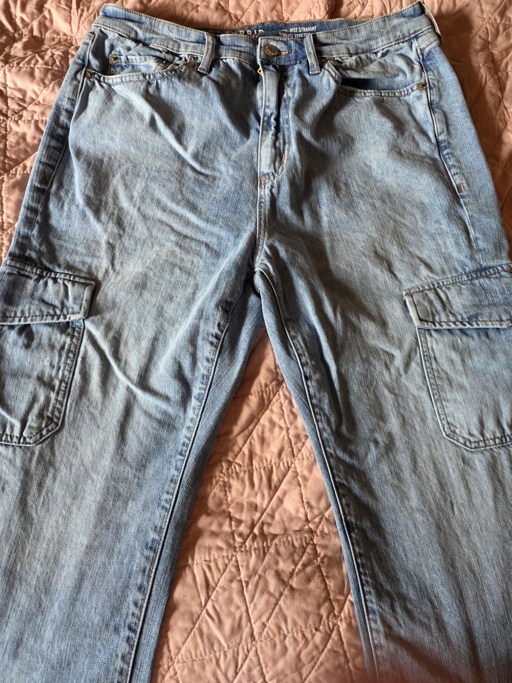 torrid Blue High-Rise Straight Vintage Stretch Jeans